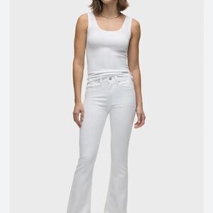 Hudson Jeans Women's White Boot Cut Jeans